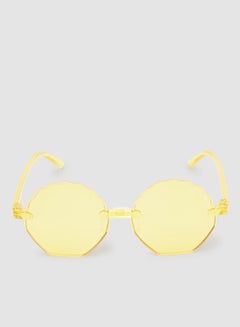 Buy Women's Sunglass With Durable Frame Lens Color Yellow Frame Color Yellow in Egypt