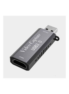 اشتري Video Capture Card Hdmi To Usb 3.0 Dongle Up To 1080P Silver في مصر