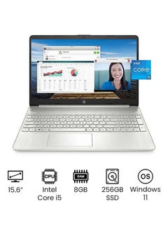 Buy 15-dy2095wm Laptop With 15.6-Inch Full HD Display, 11th Gen Core i5-1135G7 Processer/8GB RAM 256GB SSD/Intel UHD Graphics/Windows 11 English Natural in UAE