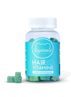 Buy Hair Vitamins Vegan Dietary Supplement - 60 Gummies in Saudi Arabia