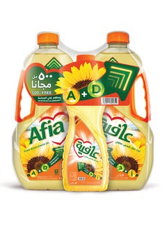 Buy Sunflower  Oil 2x1.5l+ 500ml in Saudi Arabia