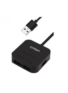 Buy 4 Port Smart Usb 2.0 Fast Charger Hub, 5V 2A Otn-5210 Black in Egypt