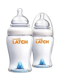 Buy 2-Piece Latch Anti-Colic Feeding Bottle in Saudi Arabia