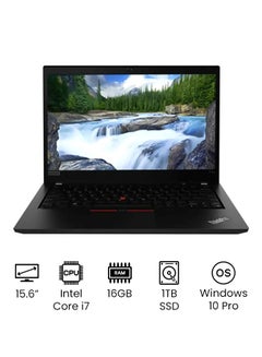 Buy ThinkPad P14s G1 Laptop With 15.6-Inch Display, Core i7 Processor/16GB RAM/1TB SSD/2GB NVIDIA Quadro P520 Graphic Card International Version Black in UAE