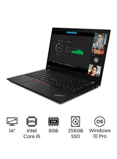 Buy ThinkPad T14 Gen2 Laptop With 14-Inch FHD Display, Core i5 Processor/8GB RAM/256GB SSD/Windows 10 Pro/ Intel HD Graphics /International Version English/Arabic Black in UAE