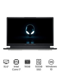 اشتري Alienware x15 R1 Laptop With 15.6 360Hz FHD Display  Intel Core i7-11800H 16GB  512GB SSD Navidia GEFORCE RTX3070 8GB  WIN 10 HOME /International Version English/Arabic Silver في الامارات