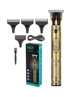Buy V-085 Rechargeable Hair Trimming And Beard Shaving Machine Gold in UAE