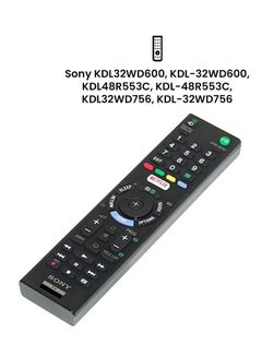 Buy Remote Control For Sony HD Smart LED TV Black in UAE