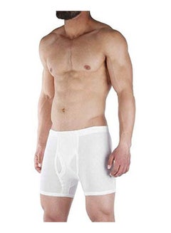 Buy Boxer For Men 3 Pieces White in Egypt