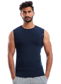 اشتري Cut O-Neck Under Shirt Navy في مصر