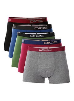 Buy Boxer Set Of 5 Multicolour in Egypt