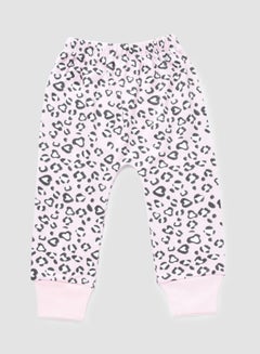 Buy Baby Girls Pyjama Bottoms Black/Pink in Saudi Arabia