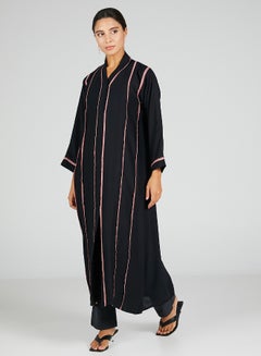 Buy Casual Plain Abaya Black in Saudi Arabia