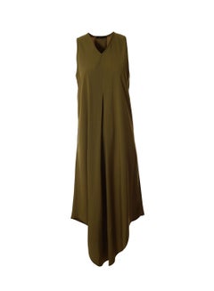 Buy Casual Sleeveless Long Evening Maxi Solid Knit Tank Dress 73 Seaweed in Saudi Arabia