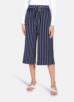 Buy Casual Pants Blue/White in Saudi Arabia