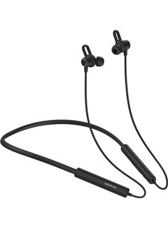 Buy E1502 Bluetooth Headset NeckMmounted Sports Running Magnetic In-Ear Black in UAE