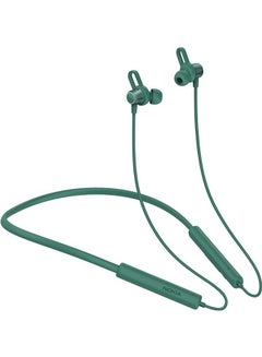 Buy E1502 Bluetooth Headset NeckMmounted Sports Running Magnetic In-Ear Green in UAE