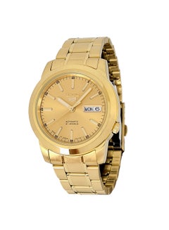 Buy Men's Round Shape Stainless Steel Analog Wrist Watch - Gold - SNKE56J1 in Saudi Arabia