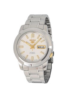 Buy Men's Round Shape Stainless Steel Analog Wrist Watch - Silver - SNKK07J1 in Saudi Arabia