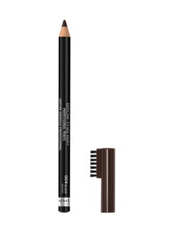 Buy Rimmel Brow This Way Professional Eyebrow Pencil Shade 004 Black Brown in UAE