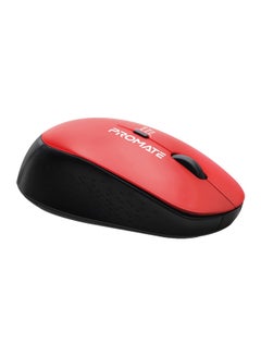 Buy 2.4G Wireless Mouse, Professional Precision Tracking Comfort Grip Mouse with USB Nano Receiver, 10m Range, 800/1200/1600 DPI Switch and 4 Functional Buttons for Mac OS, Windows, Tracker Red in UAE