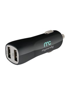 Buy Car Charger With Dual Port 3.4A Black in UAE