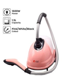 Buy Garment Steamer 1600W 1.5 L 1600.0 W DLC-530 Pink/White/Black in Saudi Arabia