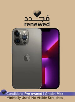 Buy Renewed iPhone 13 Pro 128GB Graphite 5G With FaceTime in UAE