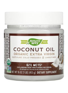 Buy Extra Virgin Organic Coconut Oil 448g in Saudi Arabia