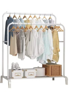 Buy Clothes Organizer And Holder Metal Stand White in Saudi Arabia