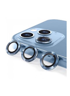 اشتري Camera Lens Protector Tempered Glass For Apple iPhone 13 Pro Max/13 Pro Blue في الامارات