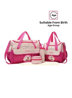 Buy 5-Piece Multifunctional Baby Diaper Storage Bag Set in Saudi Arabia