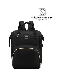 Buy Multifunctional Multipocket Lightweight And Comfortable Diaper Mommy Bag-Black in Saudi Arabia