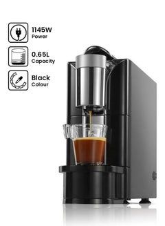 Buy Espresso Coffee Maker 0.65 L 1145.0 W E03443 Black in Saudi Arabia