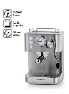 Buy Coffee Maker 1.25 L 1100.0 W E03442 Silver in Saudi Arabia