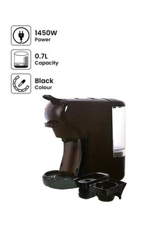 اشتري ماكينة صنع القهوة الكهربائية بنظام الكبسولات 1450.0 W Dlc-CM7306 أسود في السعودية