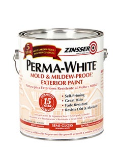 اشتري Pack Of 4 Mold And Mildew Proof Exterior Paint Semi-Gloss Finish 3.72 لتر في الامارات