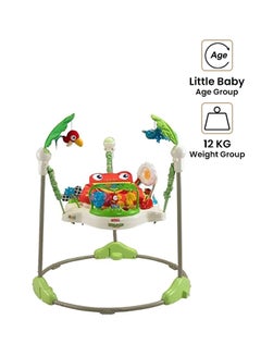اشتري مقعد أنشطة بتصميم مشاية وثب قابل للتعديل بطابع غابة مطرية مع ألعاب موسيقية متعددة الخصائص للطفل في الامارات