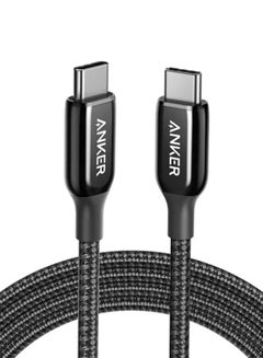 Buy Powerline+ III TYpe C To Type C Charging Cable Black in UAE
