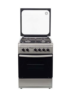 Buy 60 X 60 Full Safety Cooker With Oven Grill And Built In Oven, Turbo Fan ,Rotisseries, Auto Ignition(Cast Iron) SGC 616FSBGOF Silver in UAE