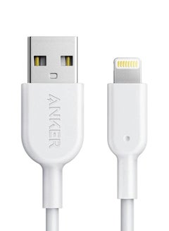 Buy Powerline II Lightning To USB Charging Cable White in UAE