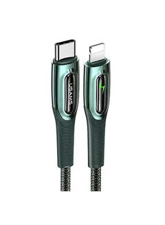 Buy Fast Mobile Phone Charger Type-C to iPhone Data Cable 20W Green in UAE
