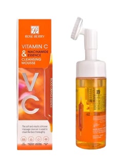 Buy Vitamin C & Niacinamide Essence Cleansing Mousse Orange 150ml in Saudi Arabia