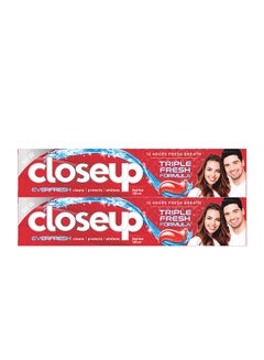 اشتري Red Hot Gel Toothpaste Pack of 2 120ml في الامارات