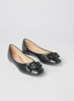 Buy Stylish Comfortable Slip-On Flat Ballerina Black in Saudi Arabia