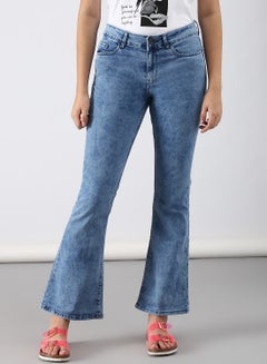اشتري Casual Skinny Fit Jeans Indigo في الامارات