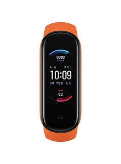 Buy Band 5 Fitness Tracker With Blood Oxygen Meter Orange in UAE