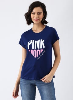 Buy Regular Fit Casual T-Shirt Multicolour in UAE