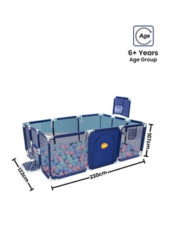 اشتري Playground Safety Barrier Durable Sturdy Easy To Assemble Made With High Quality 230x122x107cm في السعودية