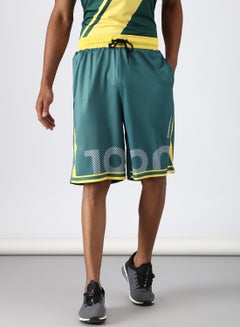 Buy Active Wear Regular Fit Shorts Multicolour in Saudi Arabia